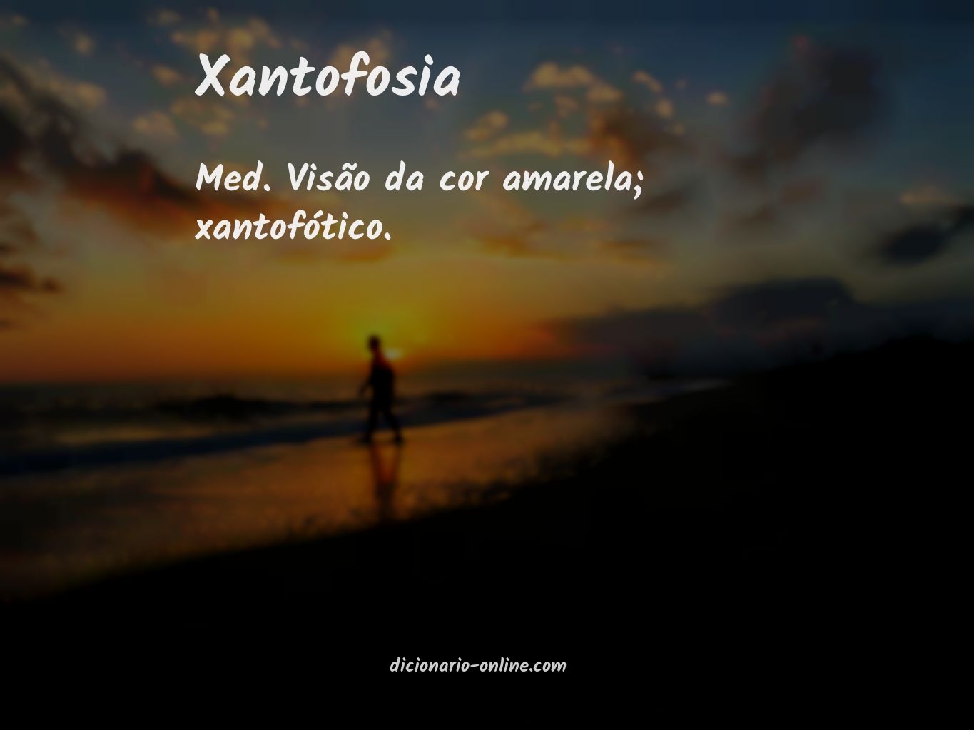 Significado de xantofosia