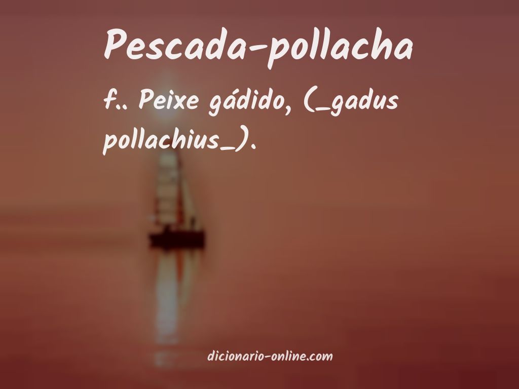 Significado de pescada-pollacha