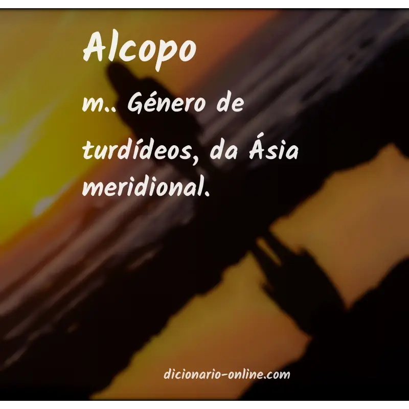 Significado de alcopo