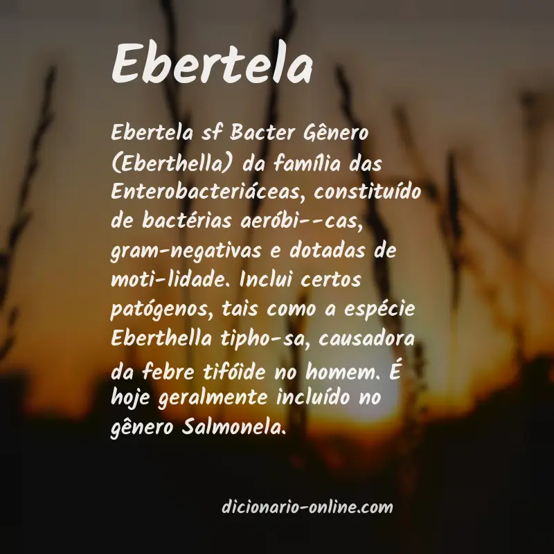 Significado de ebertela