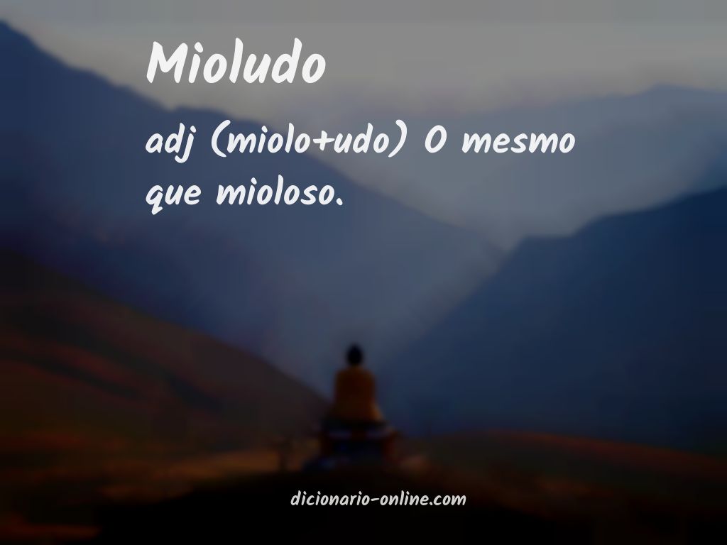 Significado de mioludo