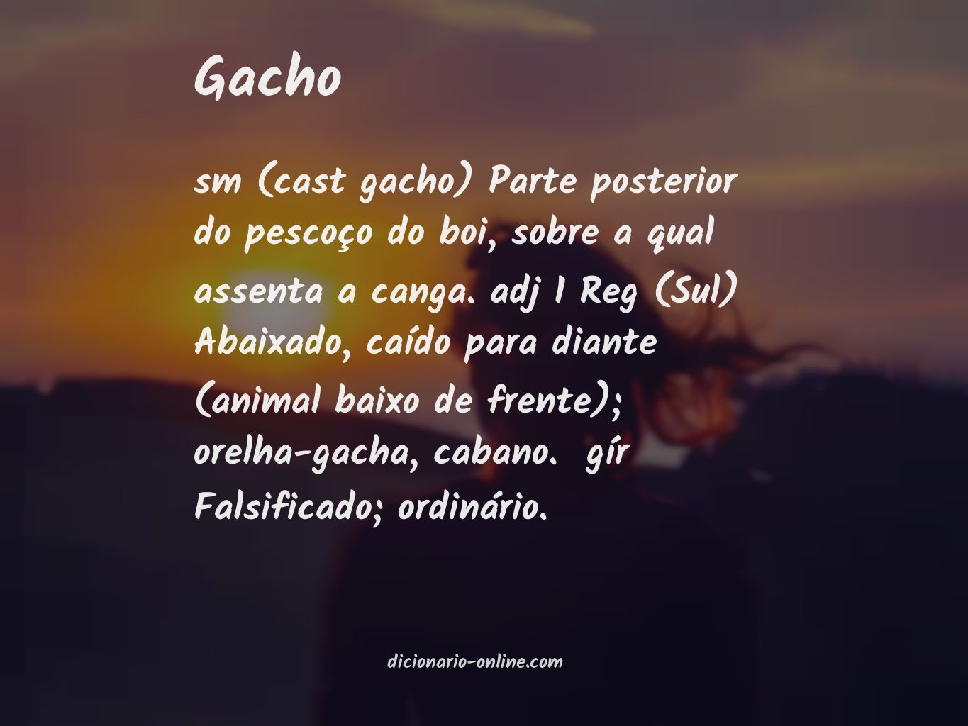 Significado de gacho