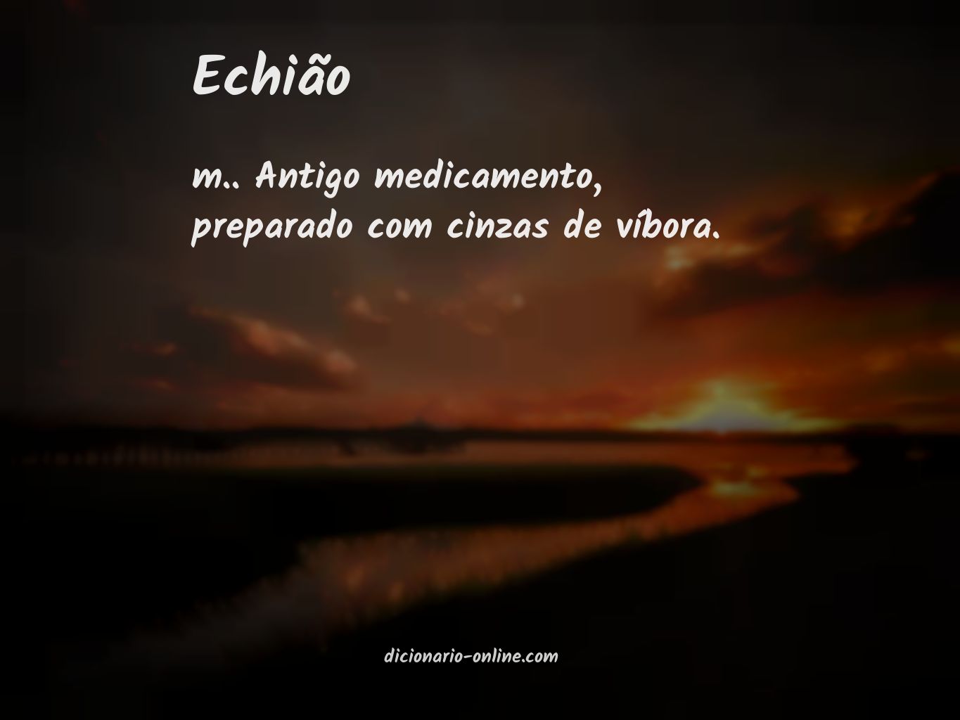 Significado de echião