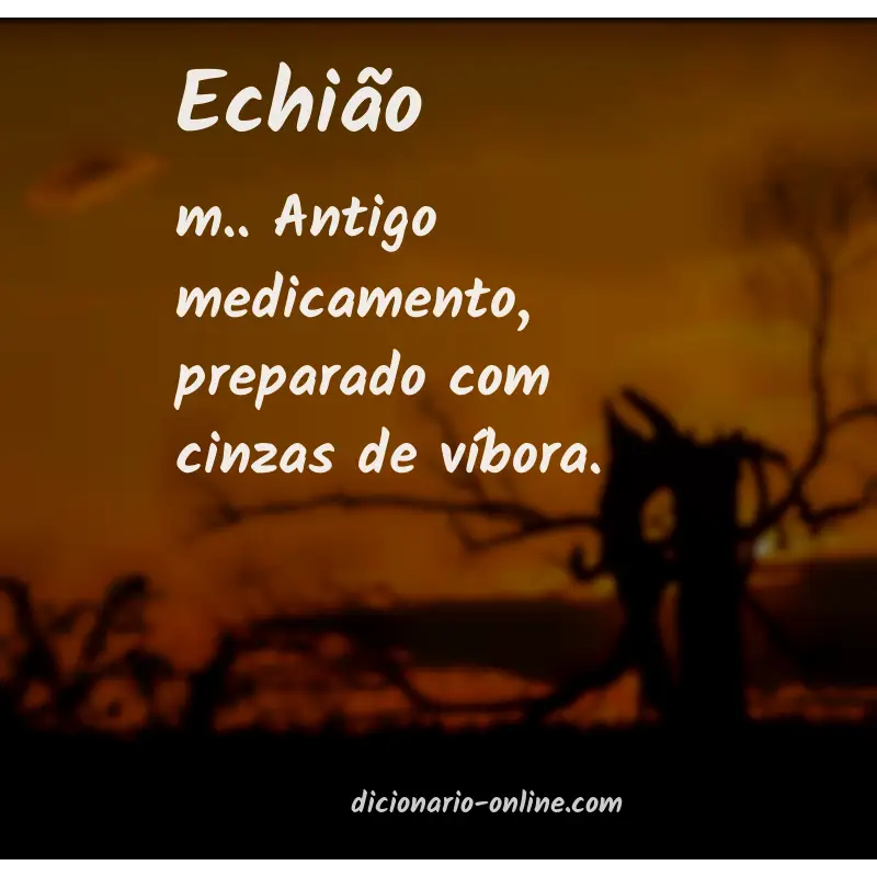 Significado de echião