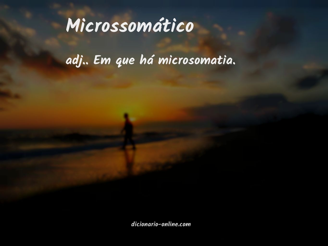 Significado de microssomático