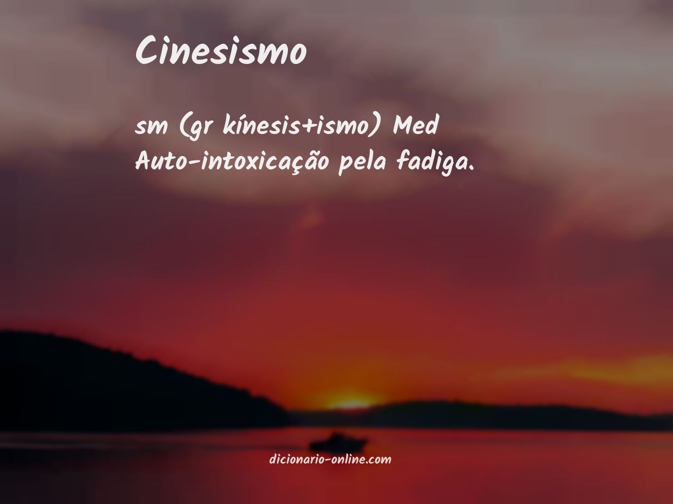 Significado de cinesismo