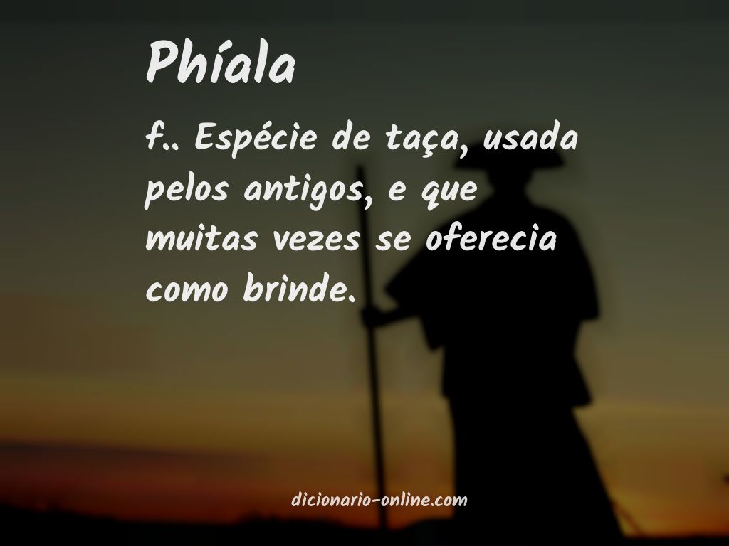 Significado de phíala