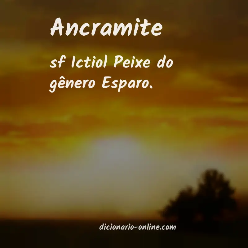 Significado de ancramite
