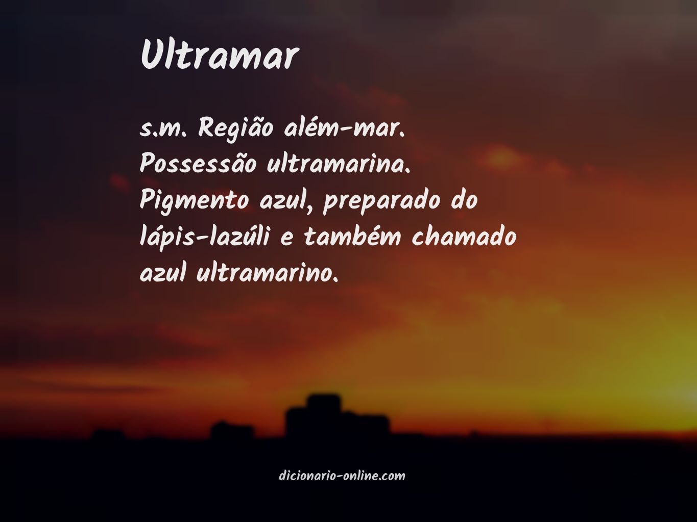 Significado de ultramar