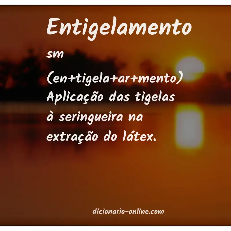 Significado de entigelamento