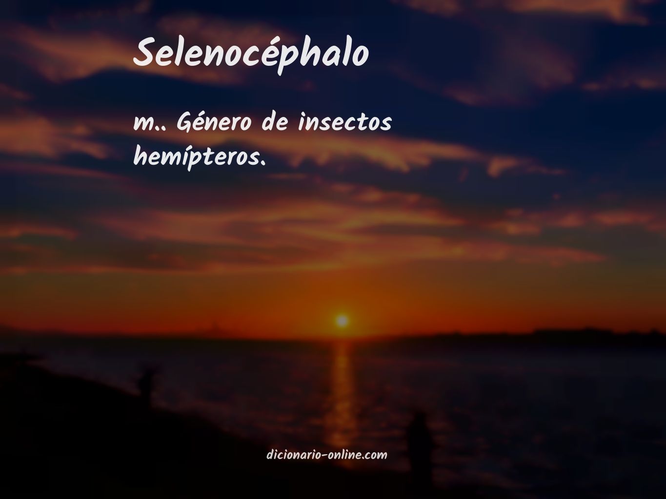 Significado de selenocéphalo