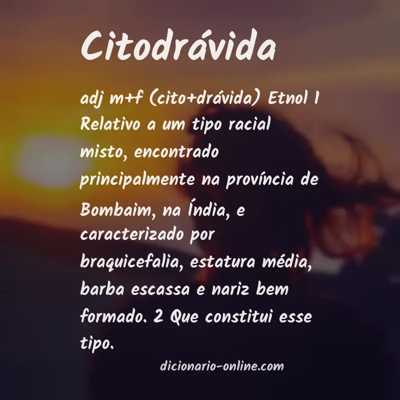 Significado de citodrávida