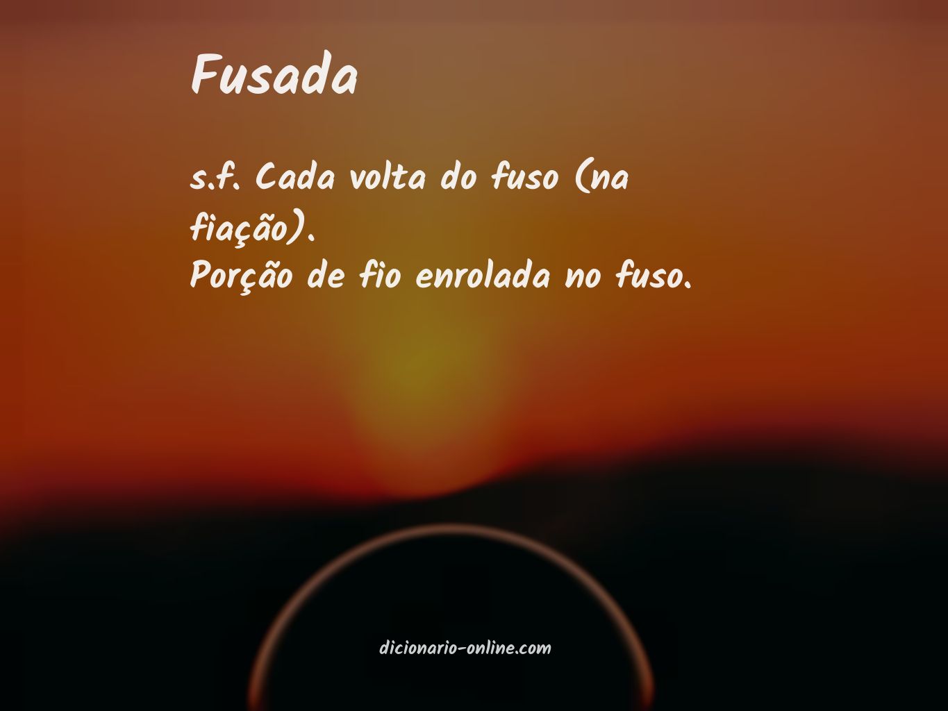 Significado de fusada