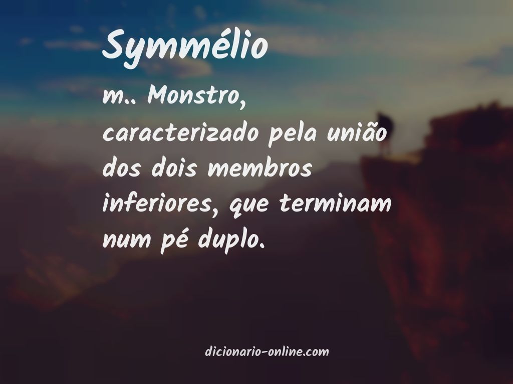 Significado de symmélio