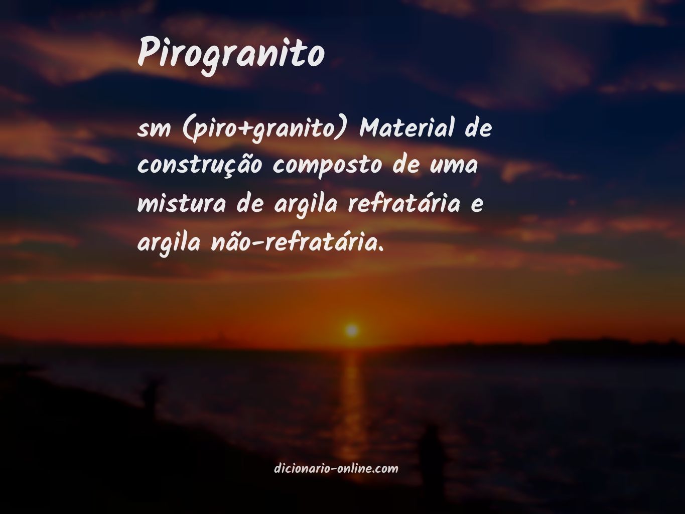 Significado de pirogranito