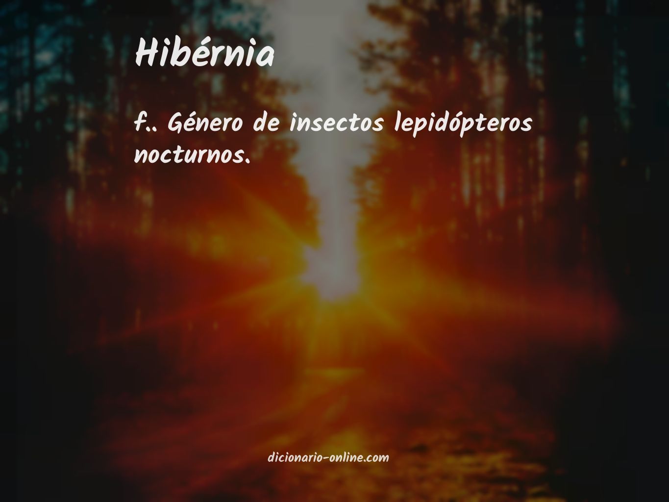 Significado de hibérnia