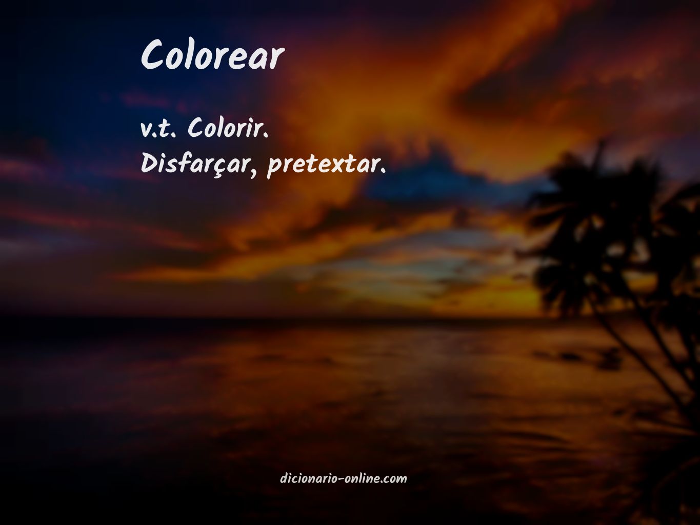 Significado de colorear