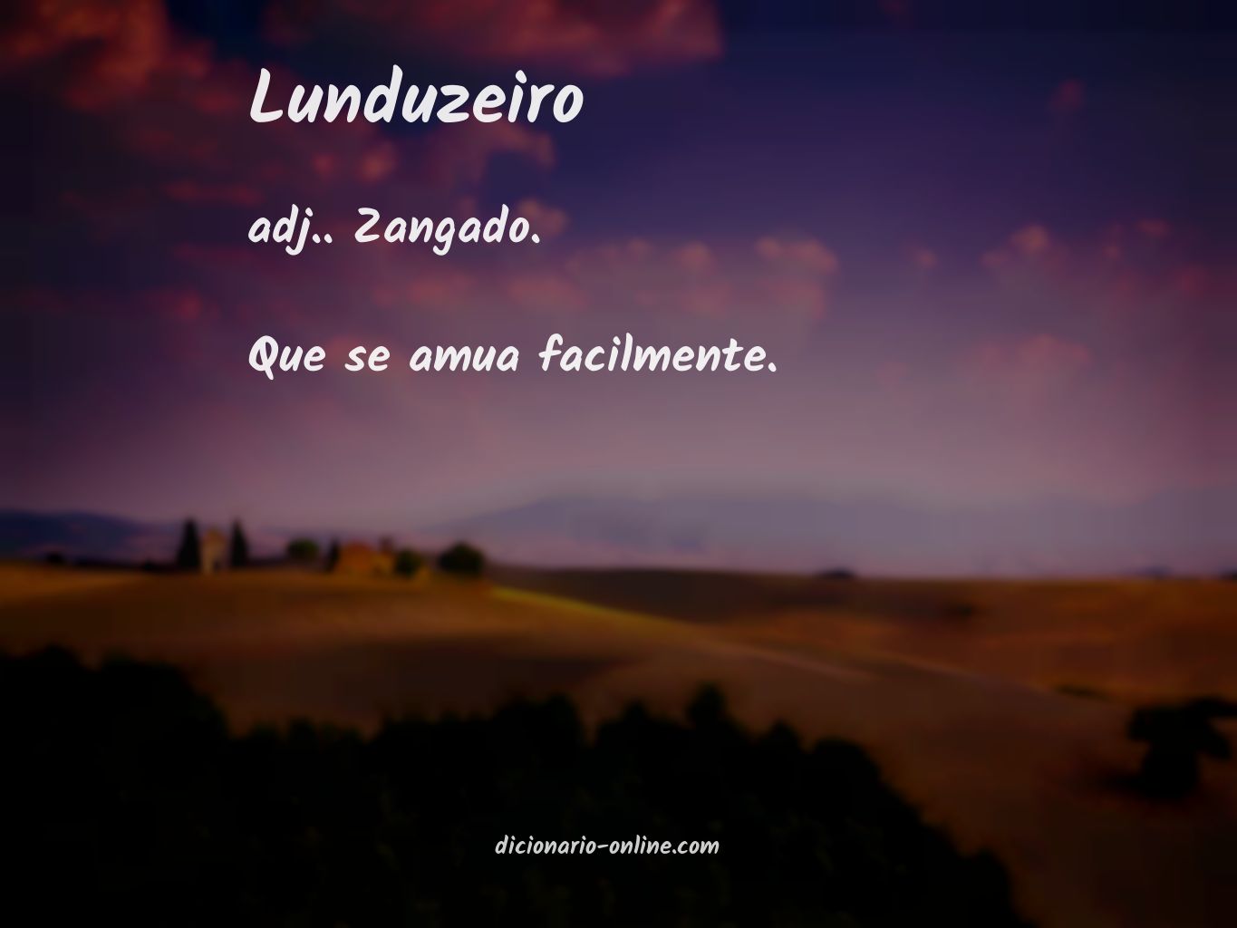 Significado de lunduzeiro