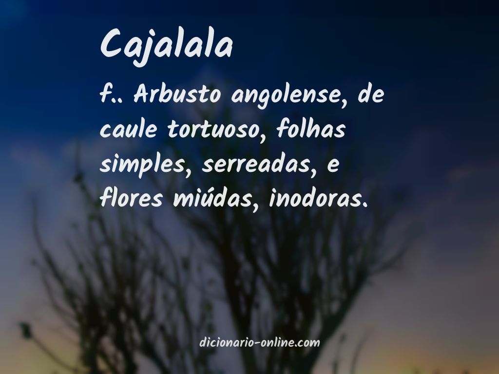 Significado de cajalala