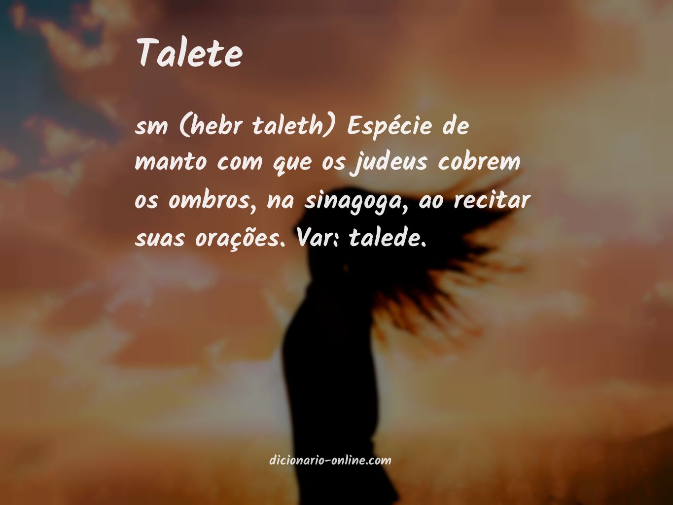 Significado de talete