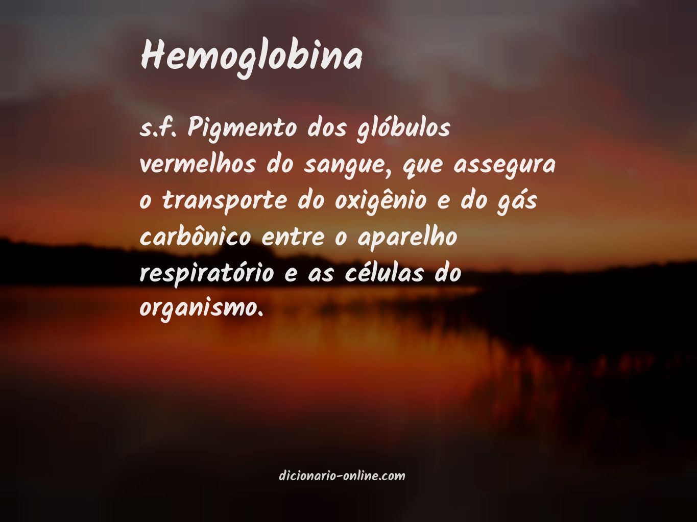 Significado de hemoglobina
