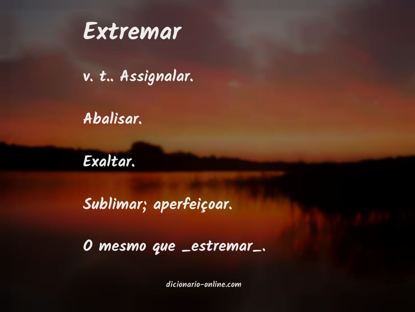 Significado de extremar