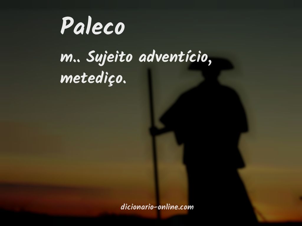 Significado de paleco