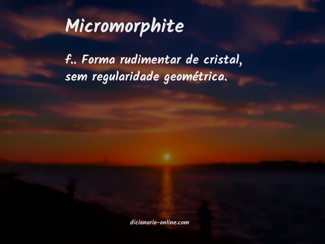 Significado de micromorphite