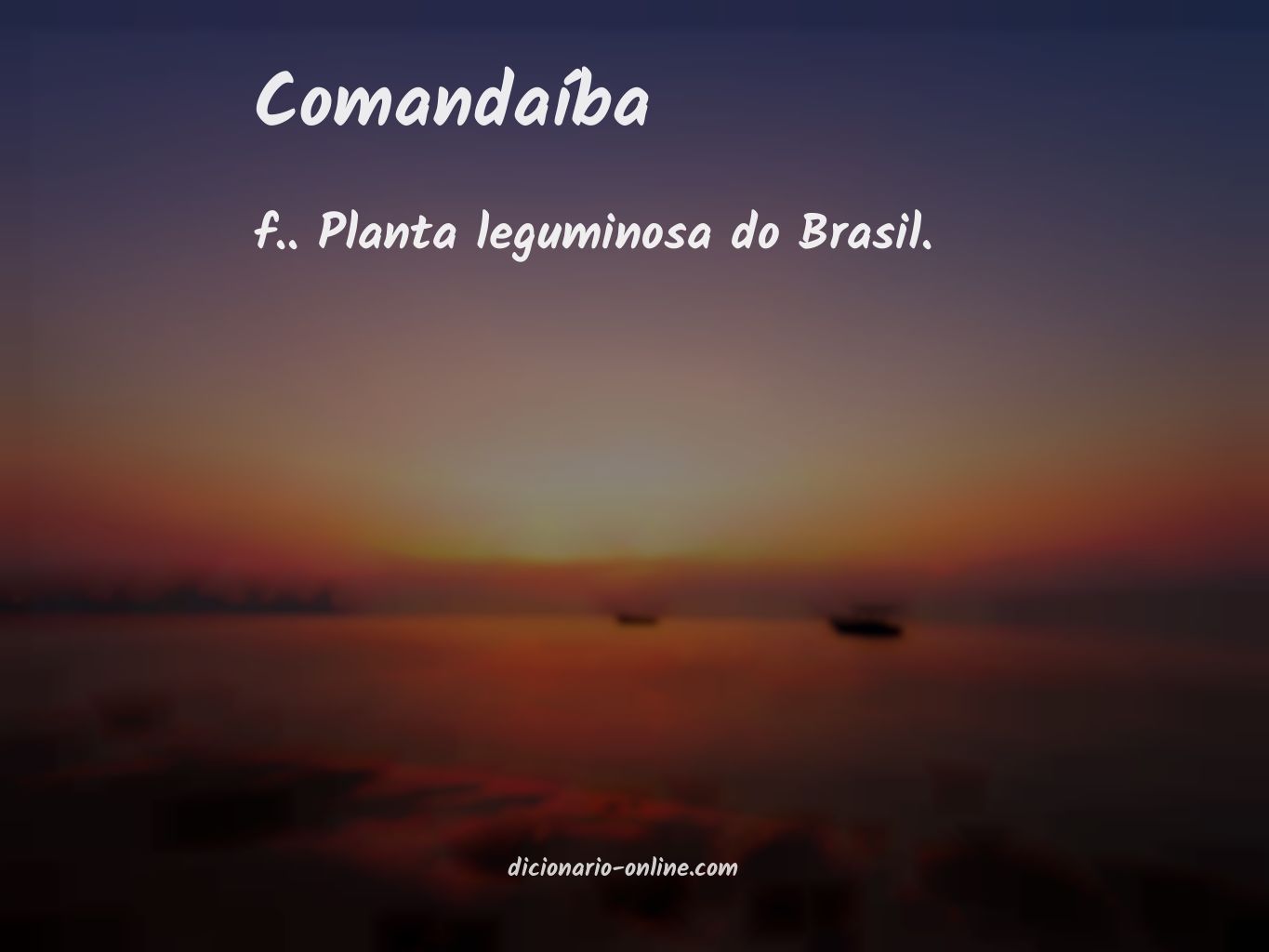 Significado de comandaíba