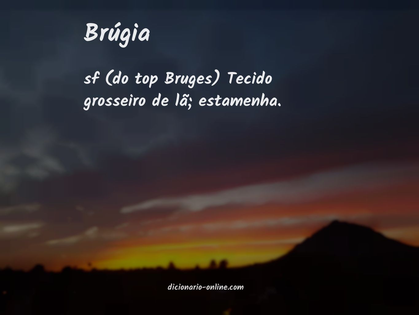 Significado de brúgia