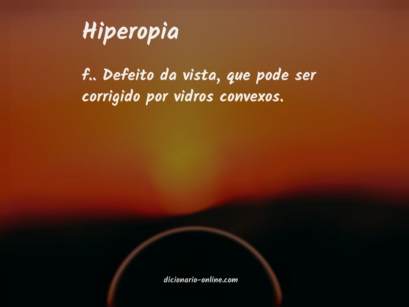 Significado de hiperopia
