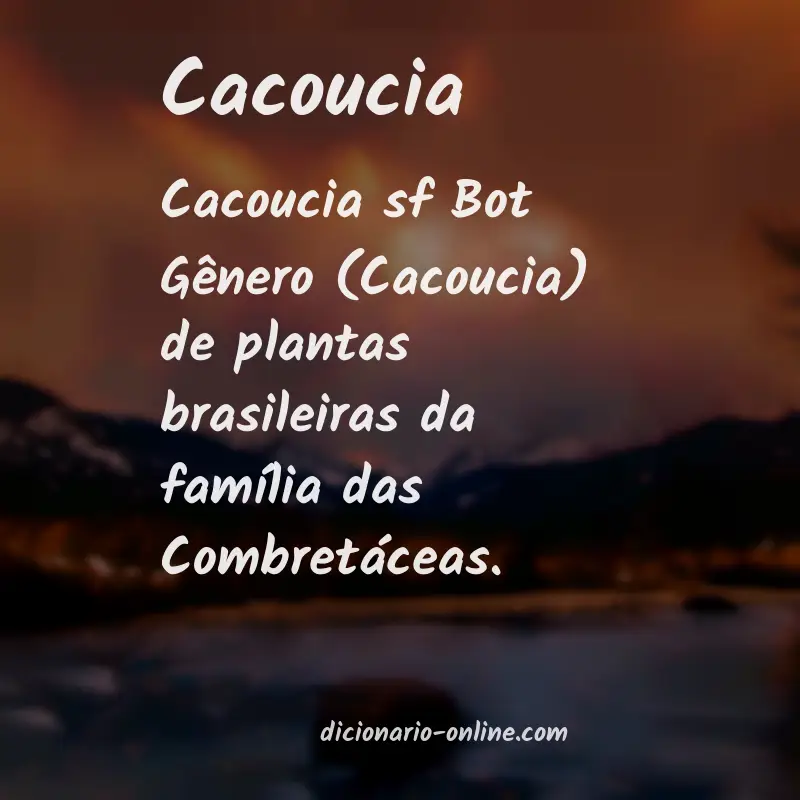 Significado de cacoucia