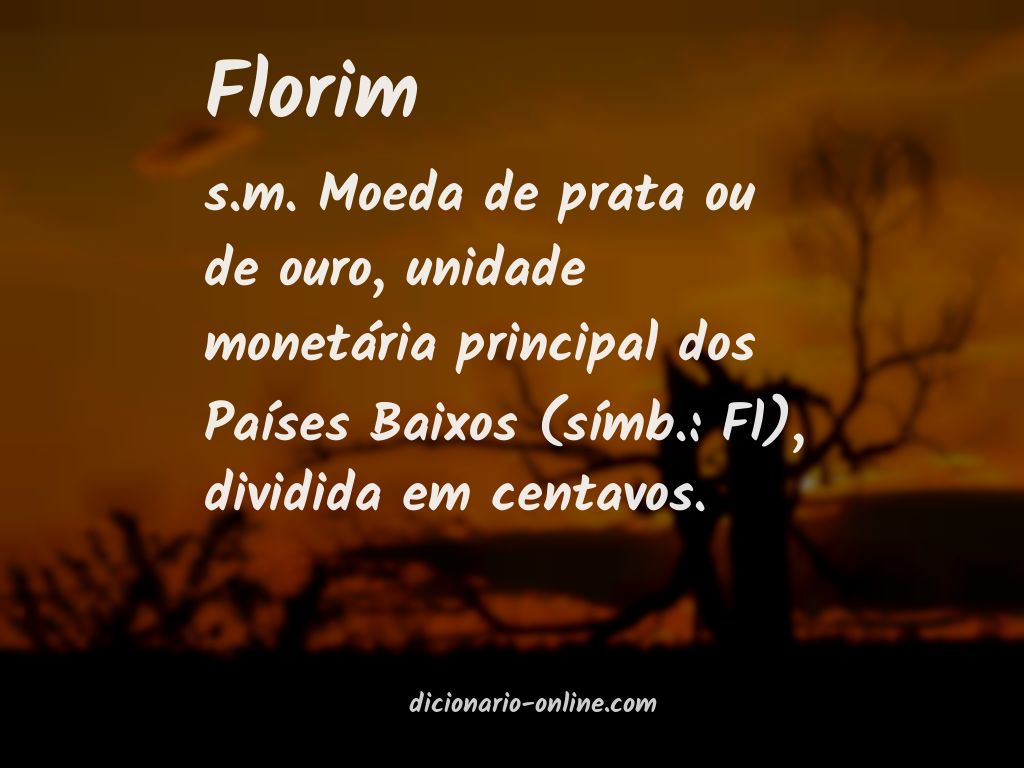 Significado de florim