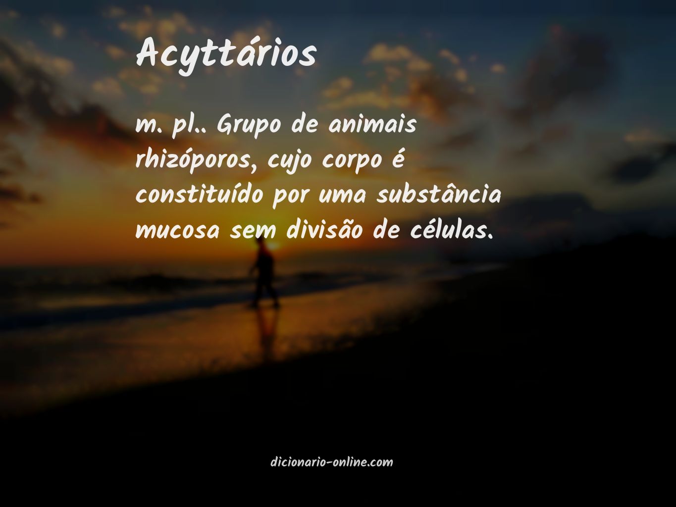 Significado de acyttários