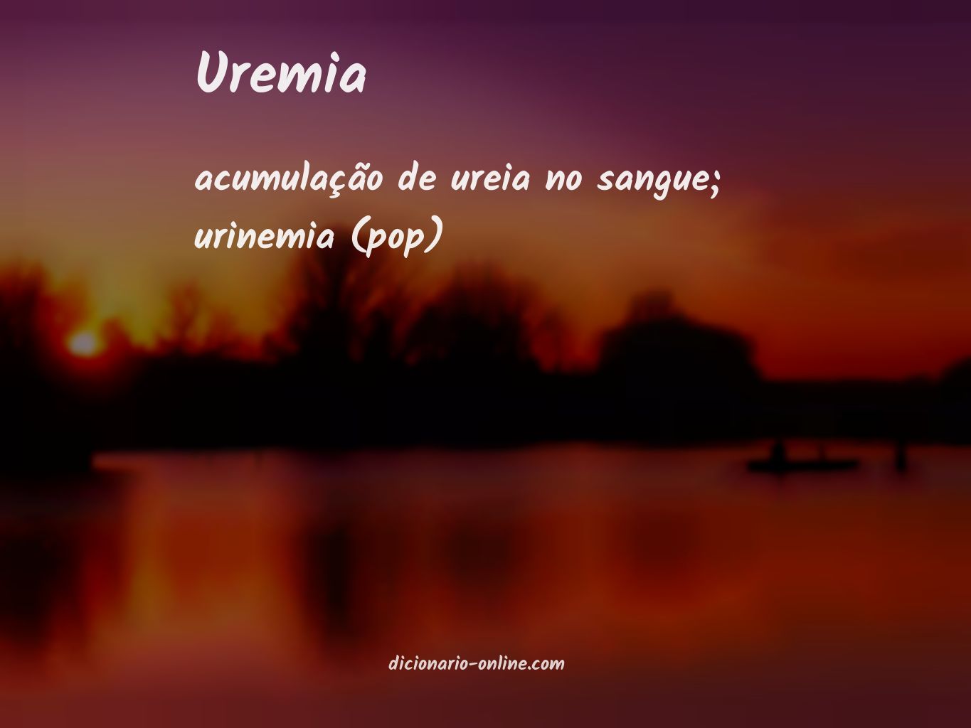 Significado de uremia