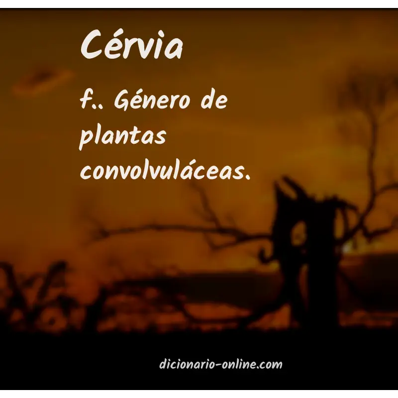 Significado de cérvia
