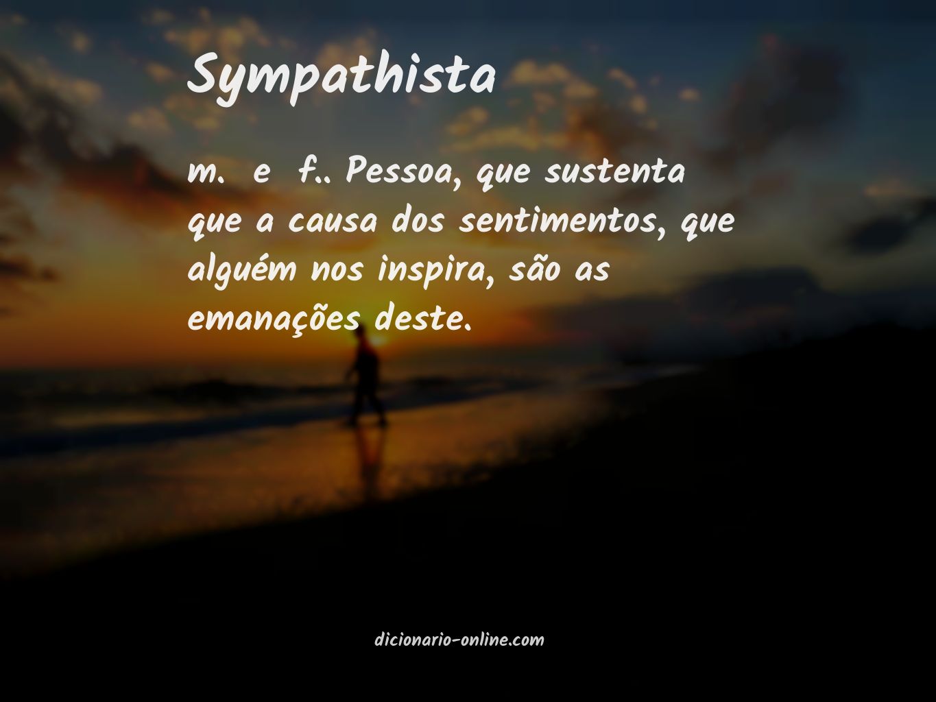 Significado de sympathista