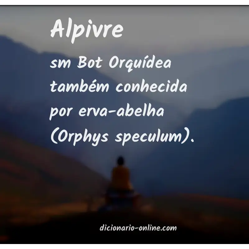 Significado de alpivre