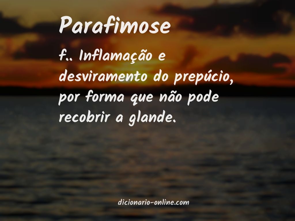 Significado de parafimose