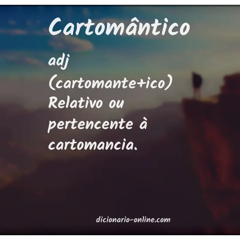 Significado de cartomântico