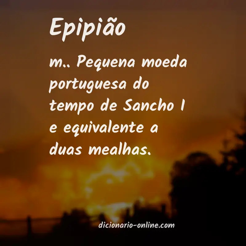 Significado de epipião