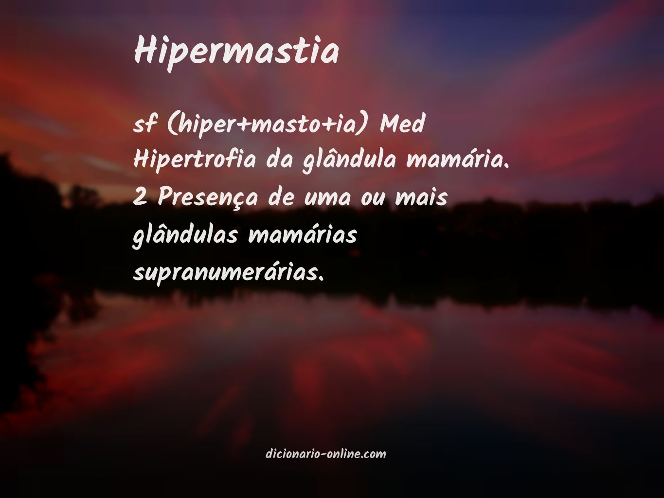 Significado de hipermastia