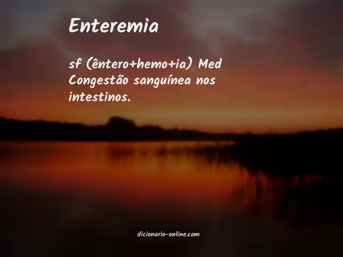 Significado de enteremia