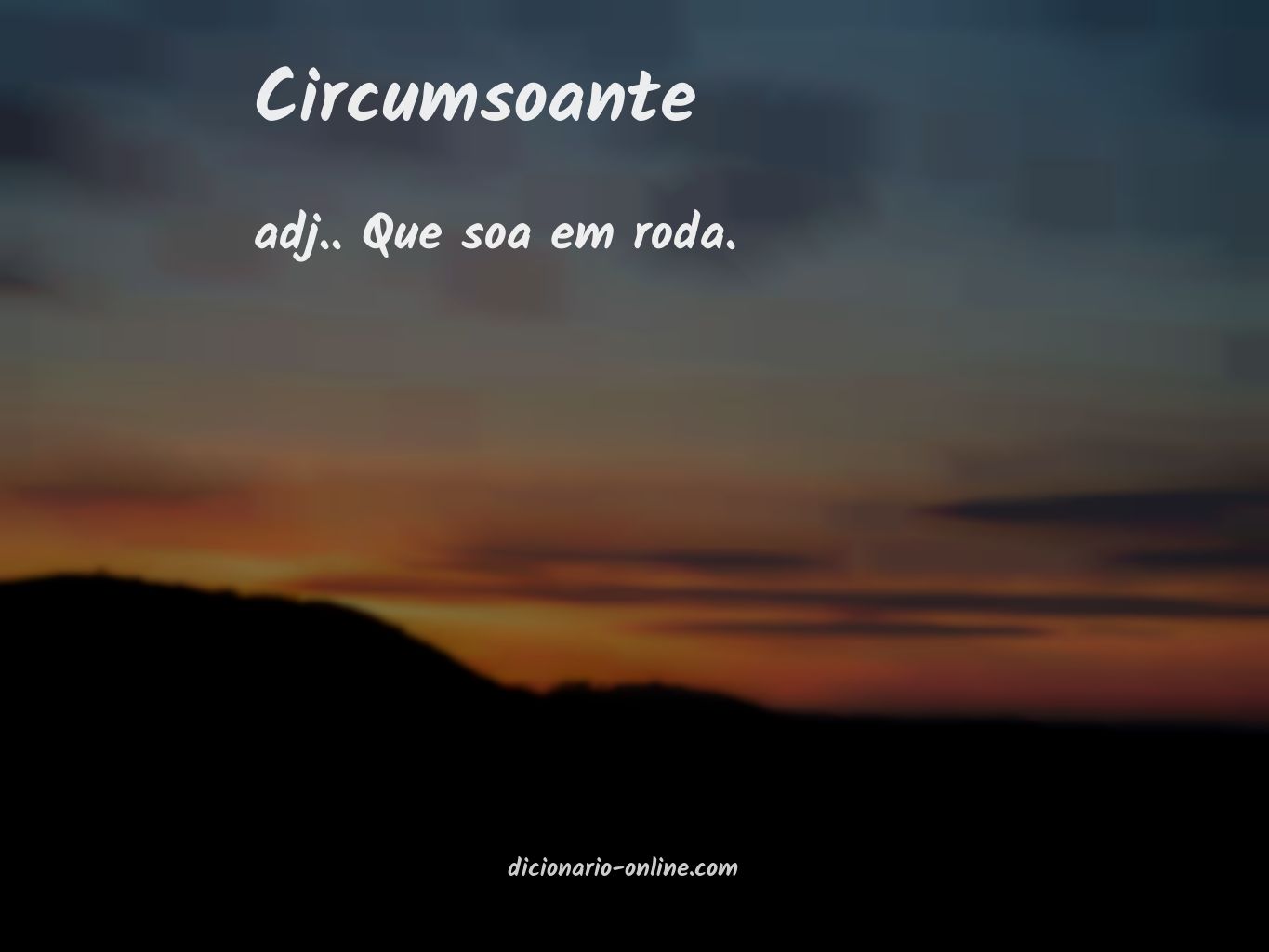 Significado de circumsoante