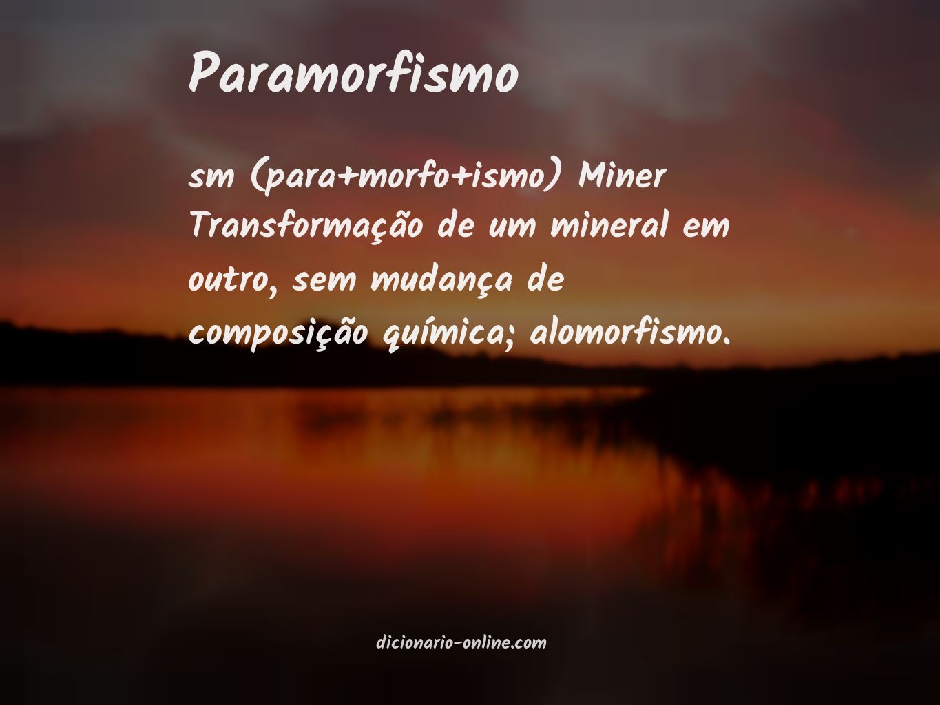 Significado de paramorfismo