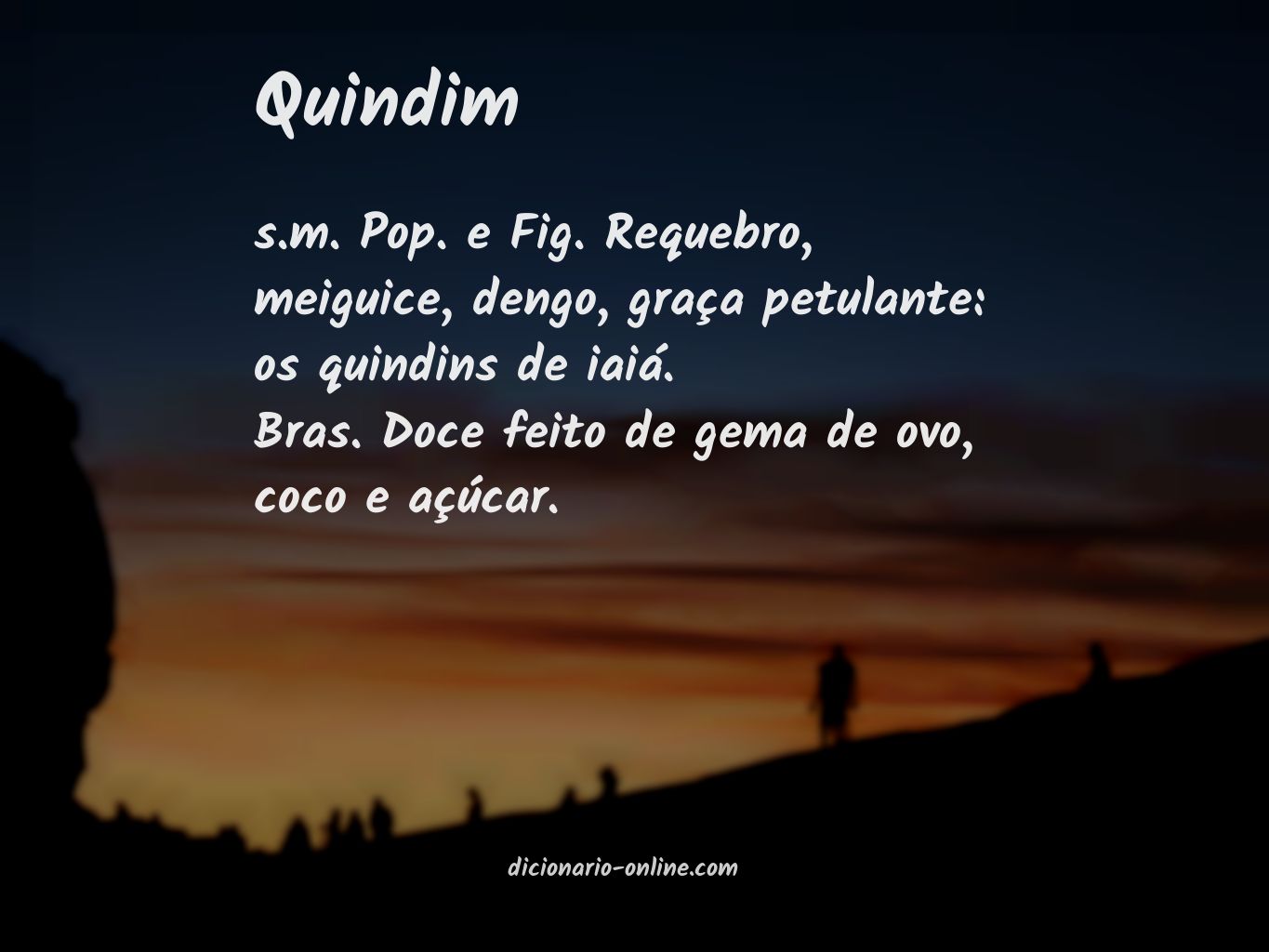 Significado de quindim