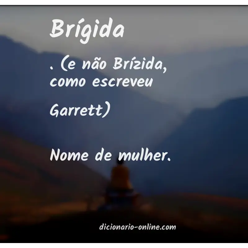 Significado de brígida