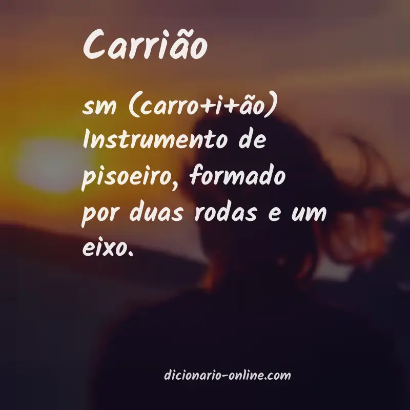 Significado de carrião