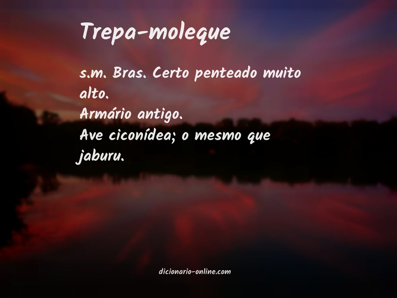 Significado de trepa-moleque