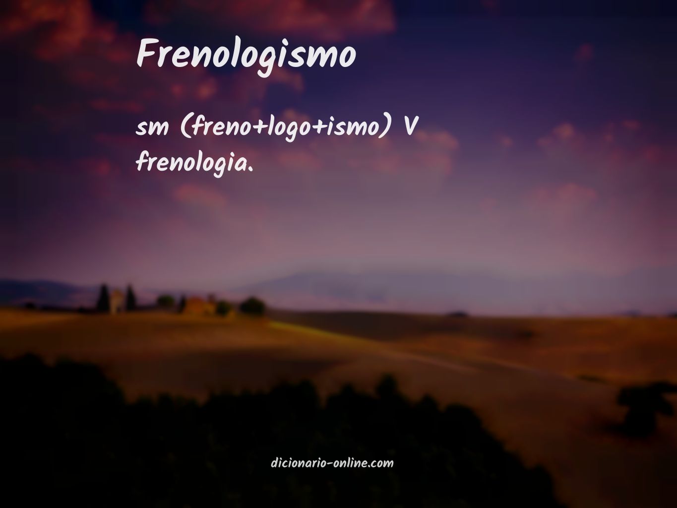 Significado de frenologismo